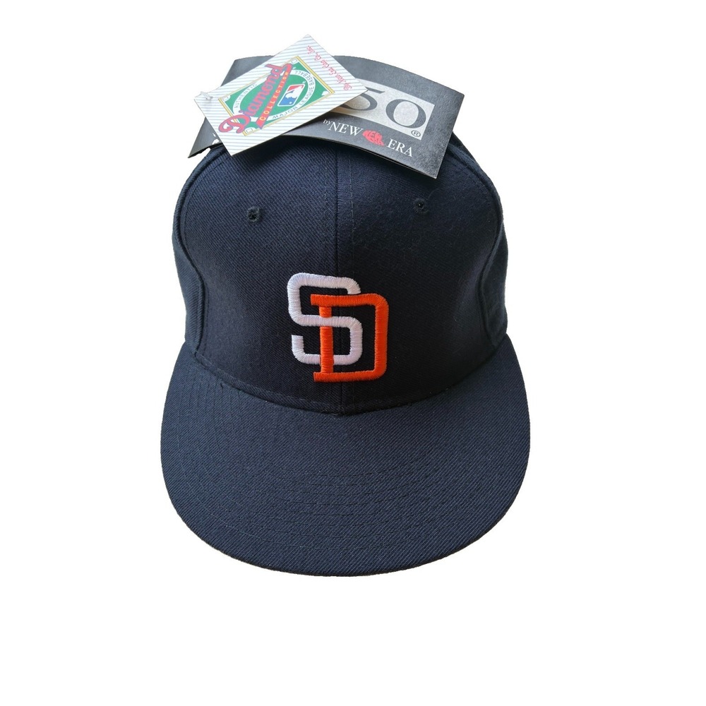 San Diego Padres New Era Pro Model Diamond Collection 5950 Fitted Hat Vintage